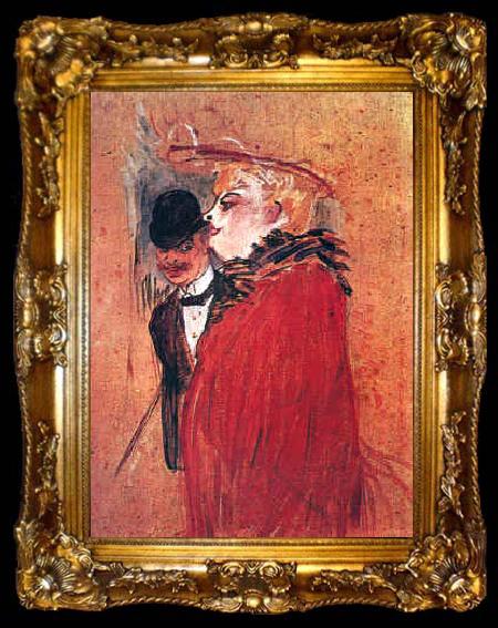 framed   Henri  Toulouse-Lautrec Couple, ta009-2